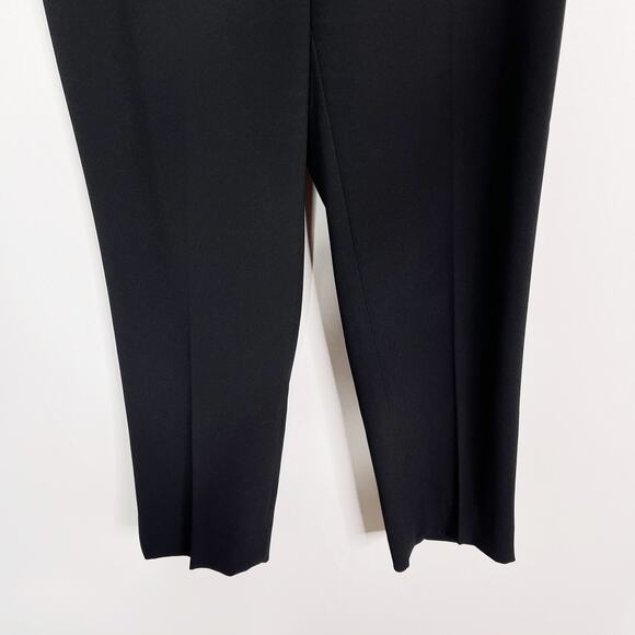 Aritzia Babaton 4 Black Atelier Cohen Pants Cropped Pull On Dress Pant Pockets - Picture 4 of 12